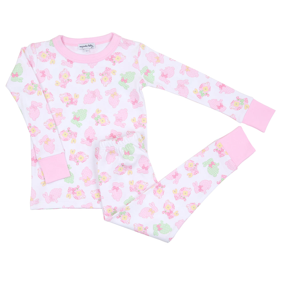 Little Cottontails Long Pajamas - Pink