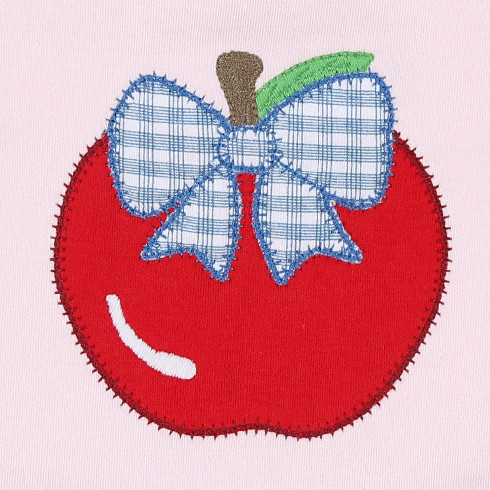 Red Delicious Ruffle Footie