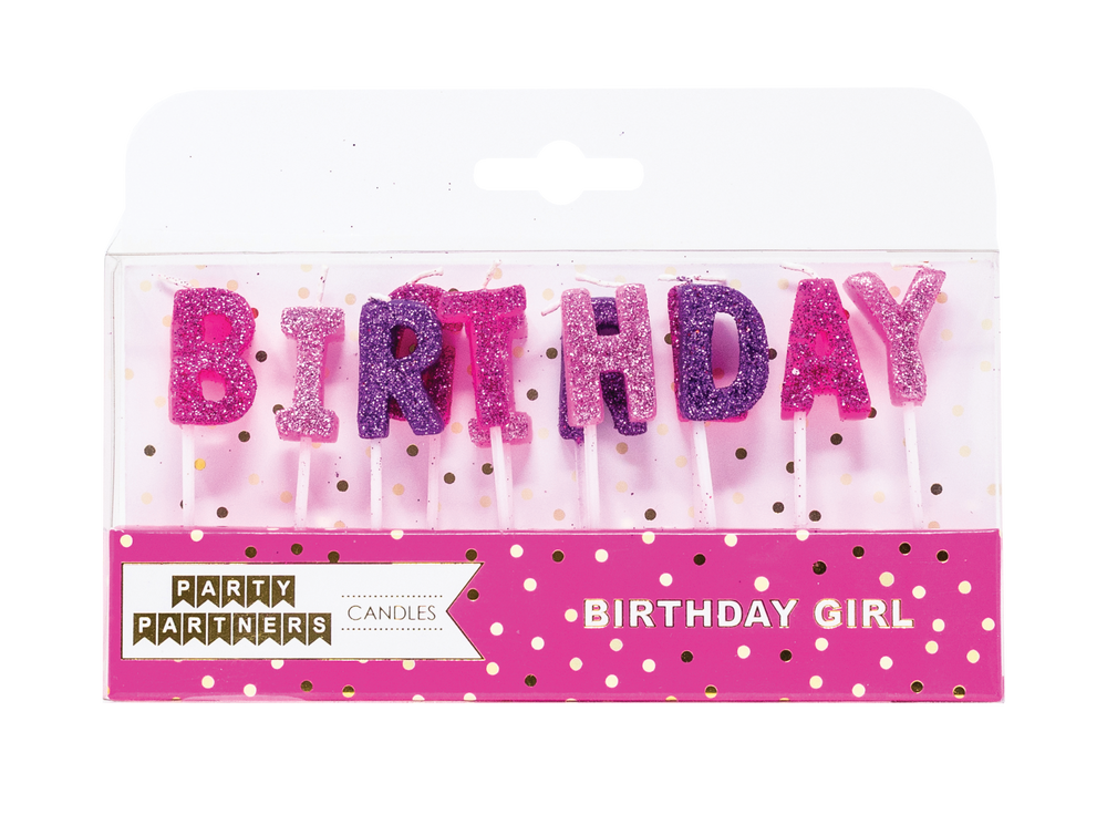 Birthday Girl Candle Set