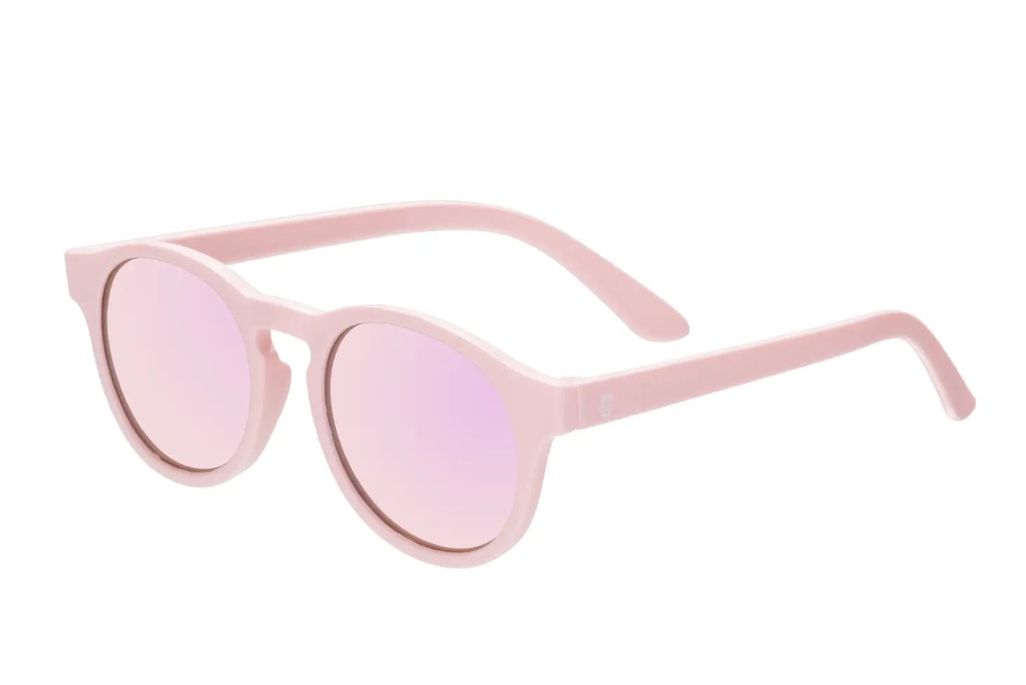 Pink Keyhole Mirrored Sunglasses