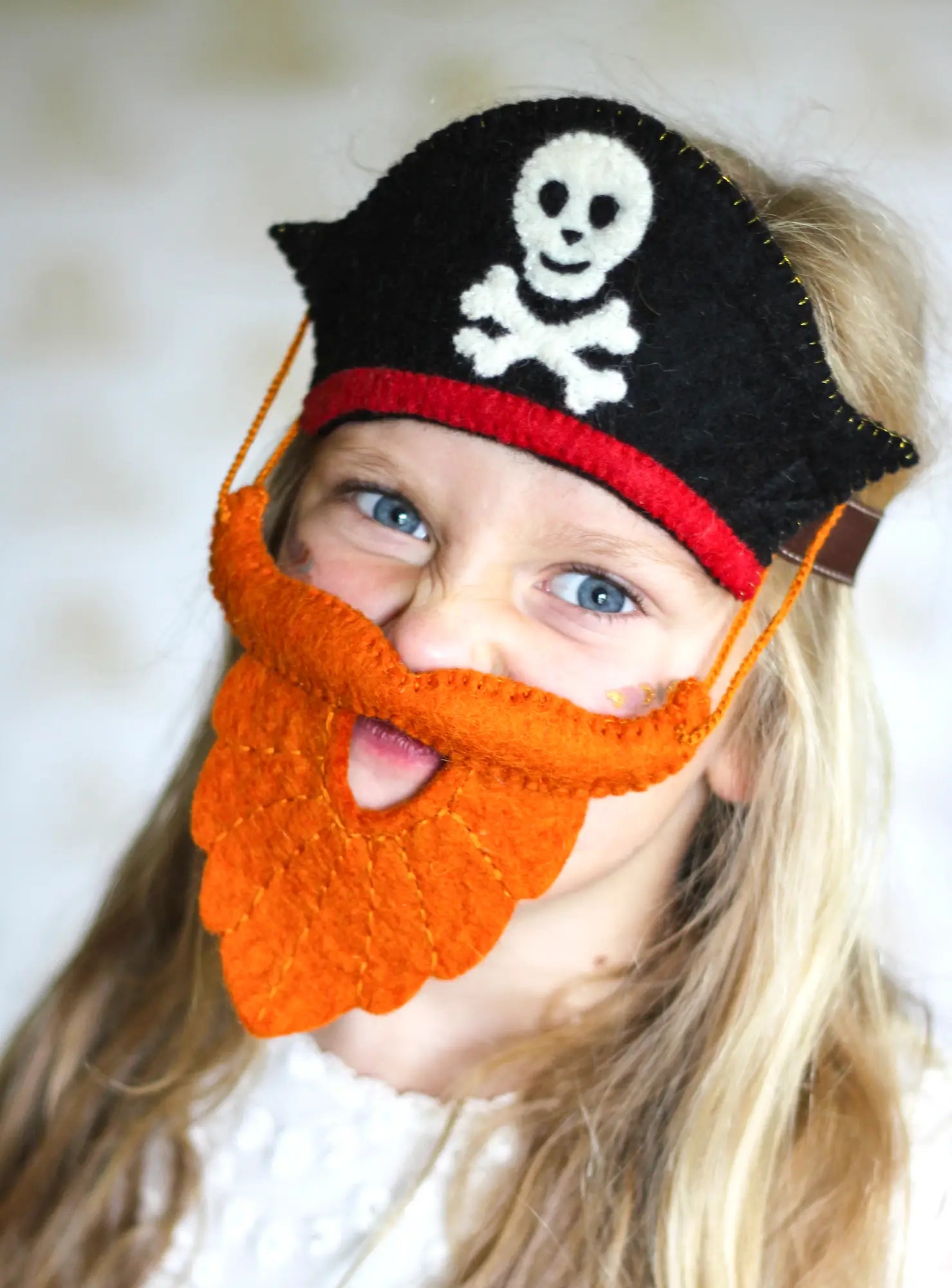 Pirate Hat and Bushy Beard Dress Up Set