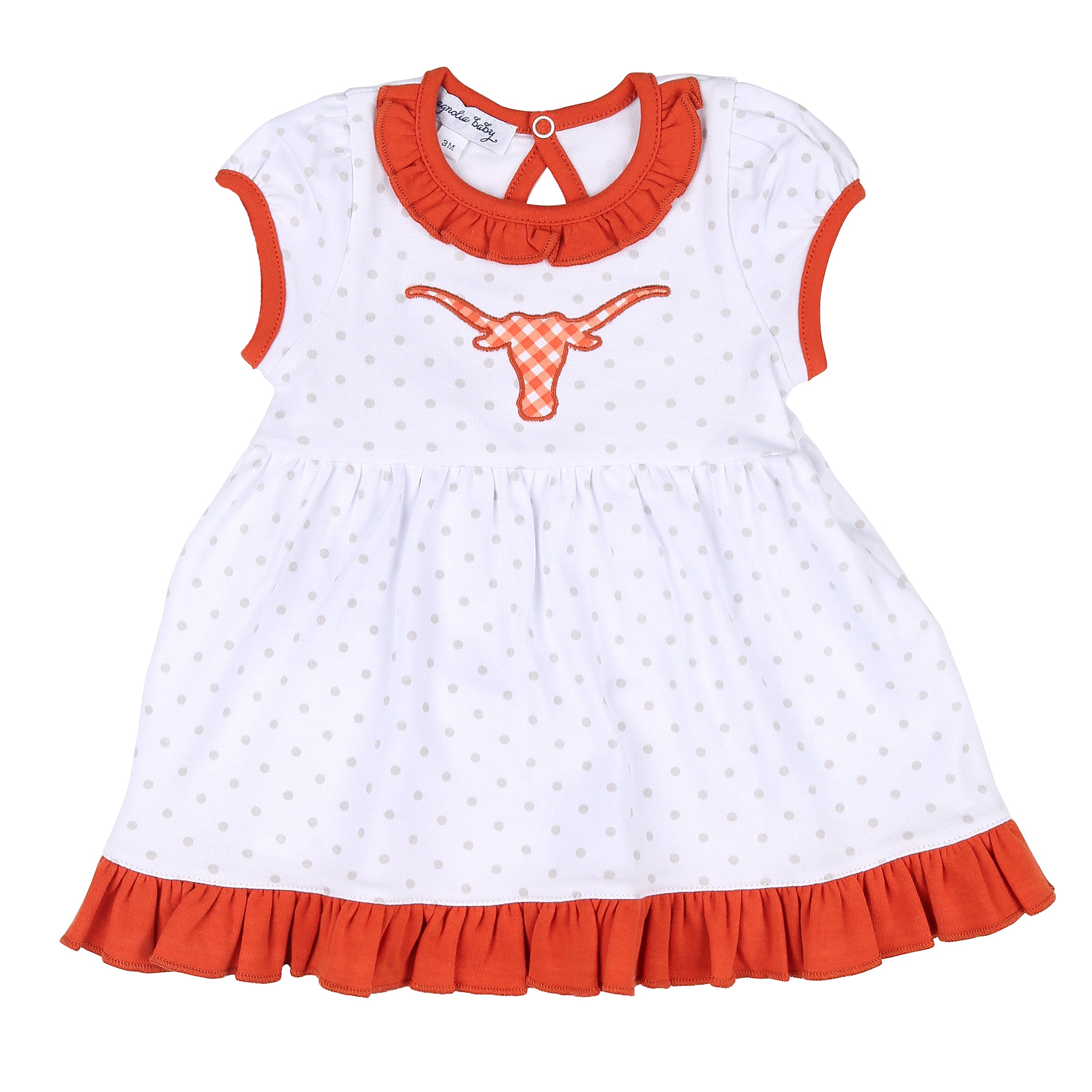 Gingham Longhorn Toddler Dress
