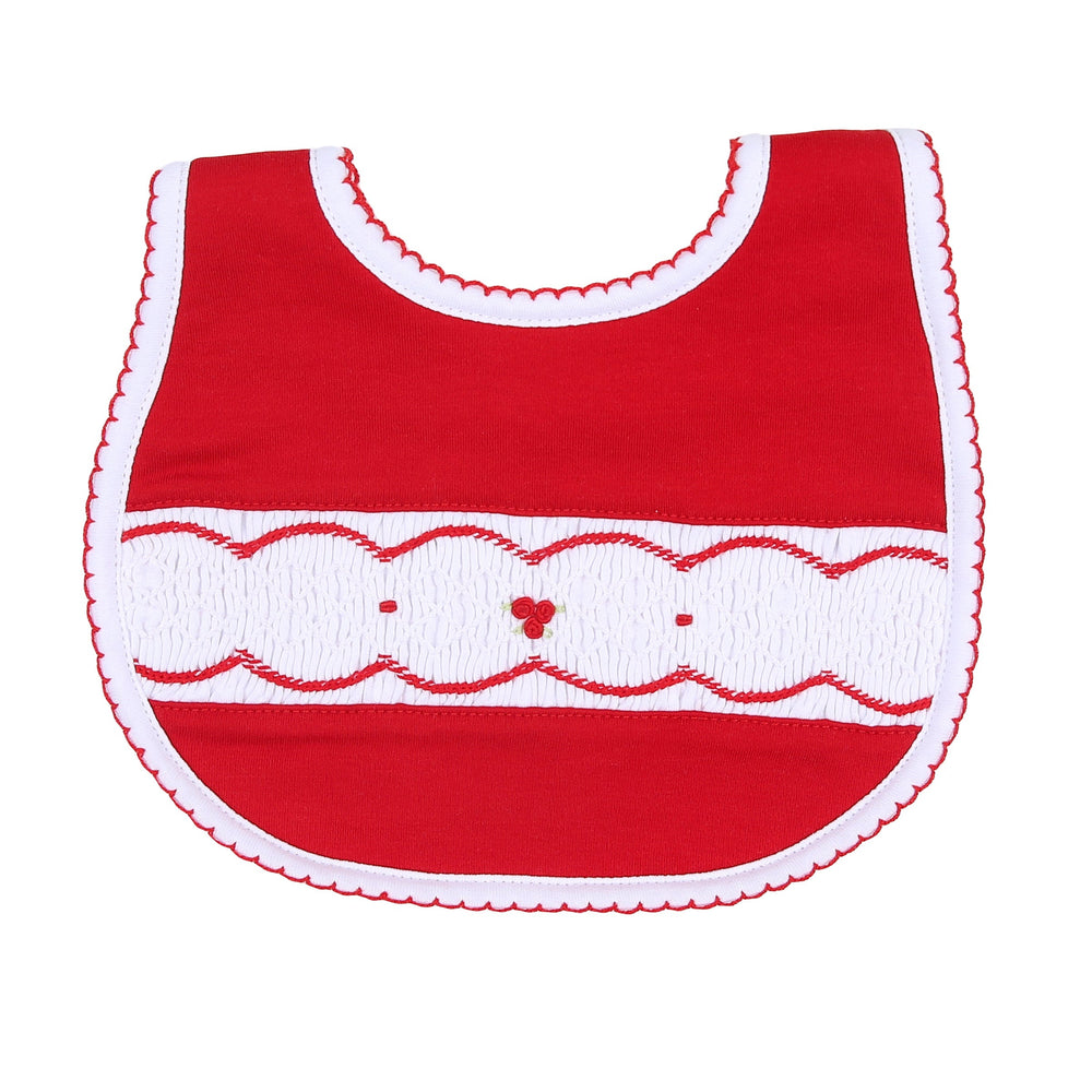 Cora & Cooper Smocked Bib