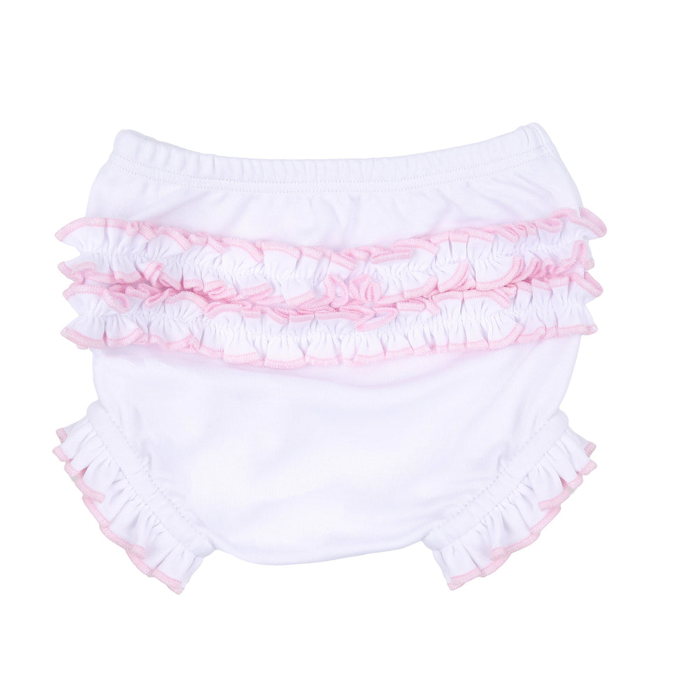 Lily & Lucas Smocked Diaper Cover Set - Pink