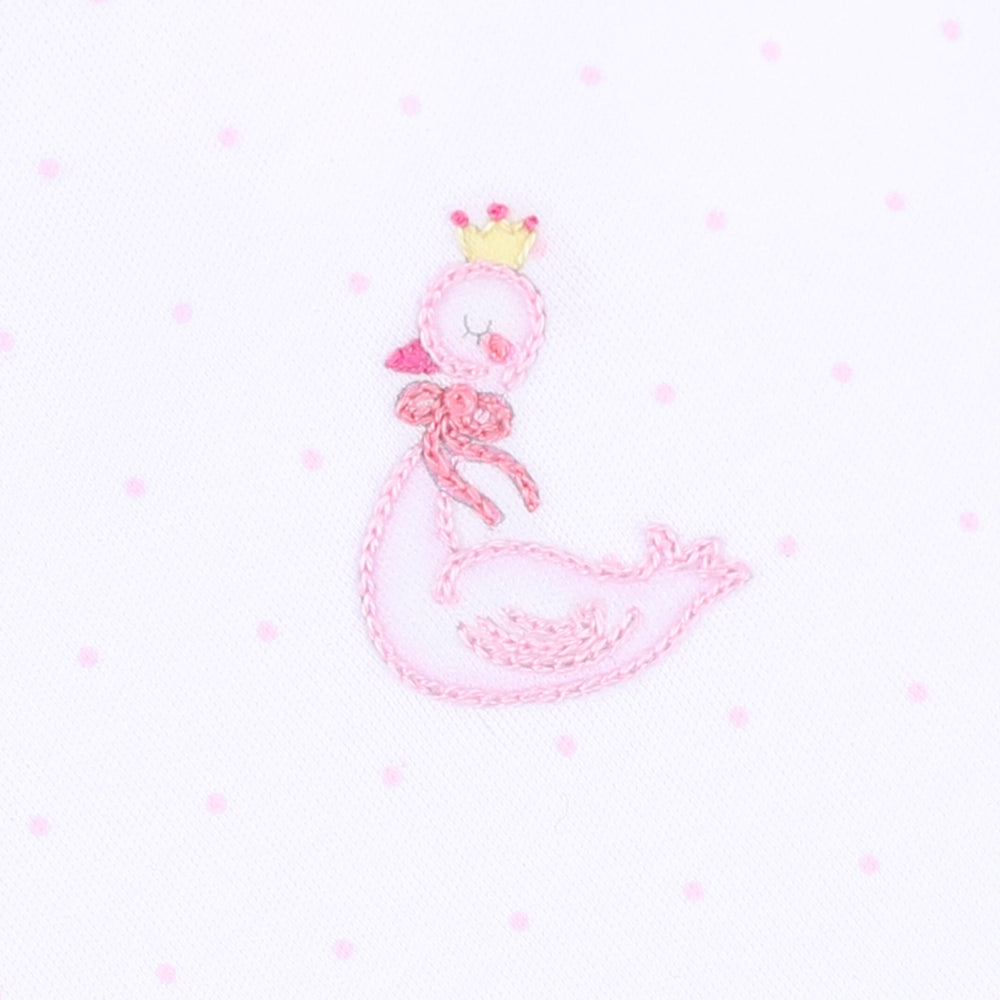 Princess Swan Embroidered Bubble