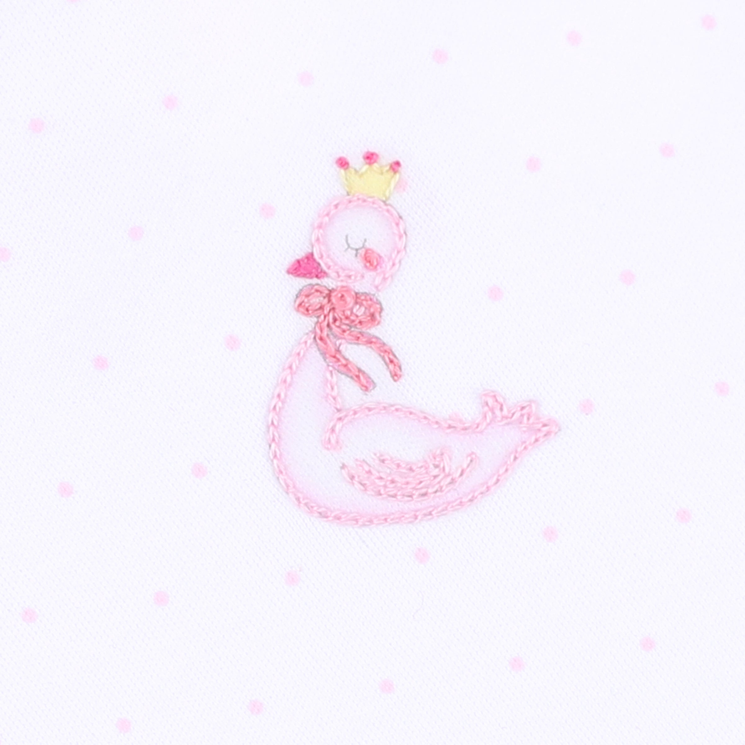 Princess Swan Embroidered Bubble