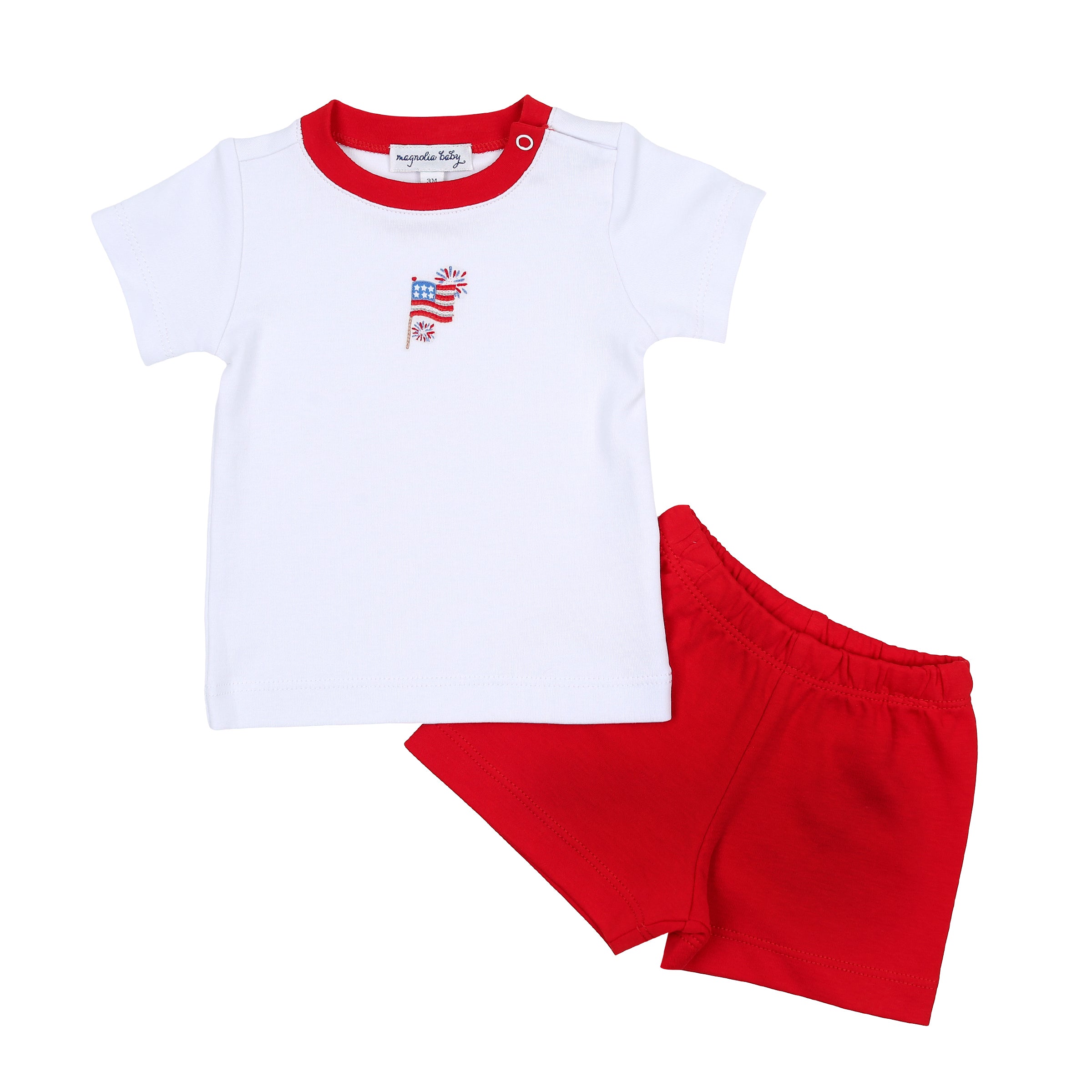 Red, White & Blue! Baby Boy Short Set