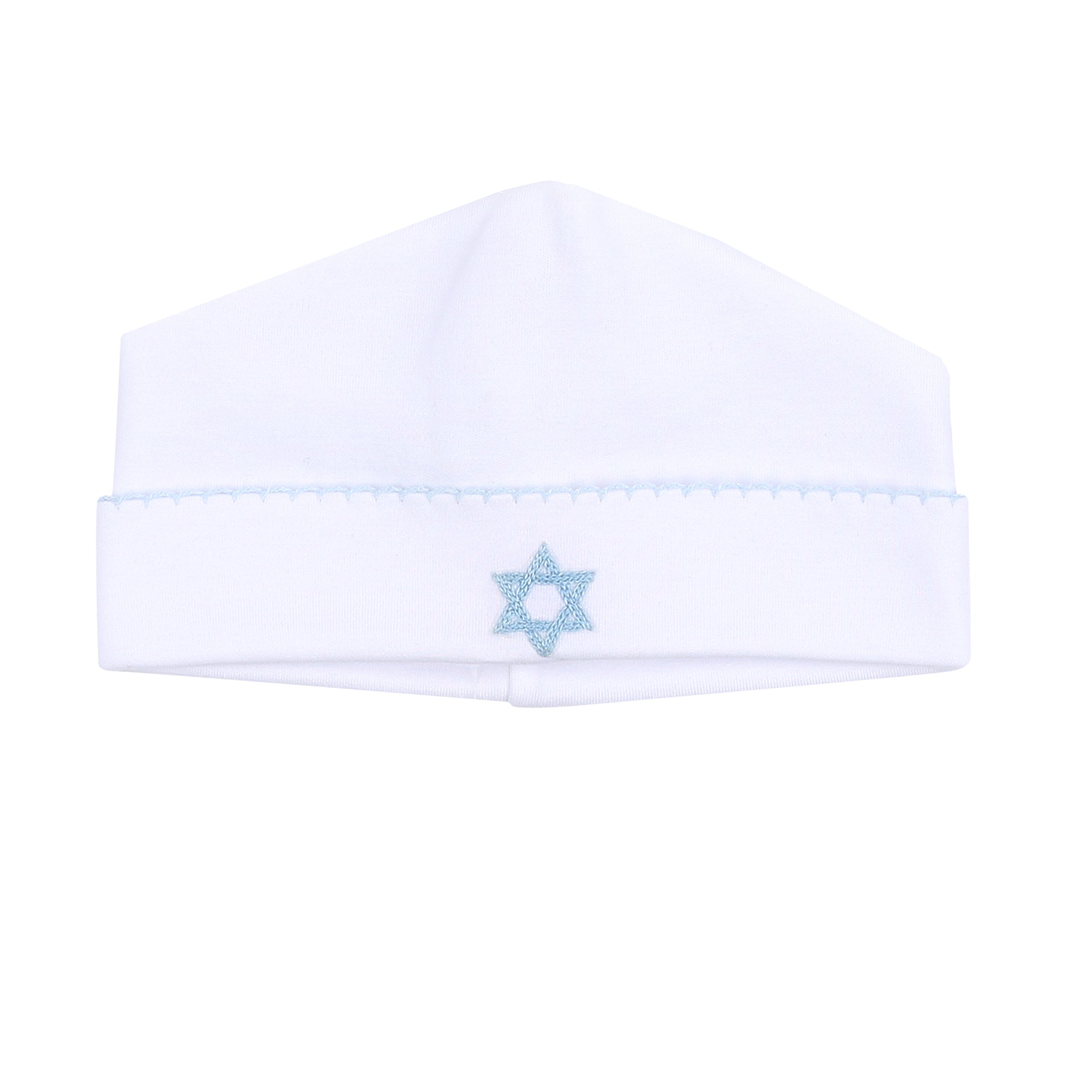 Brit Milah Embroidered Hat - Blue