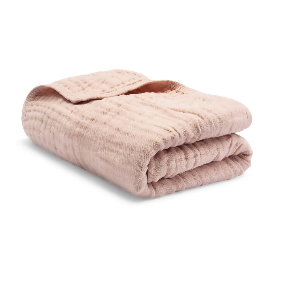 Muslin Cotton Baby Blankets - Blush