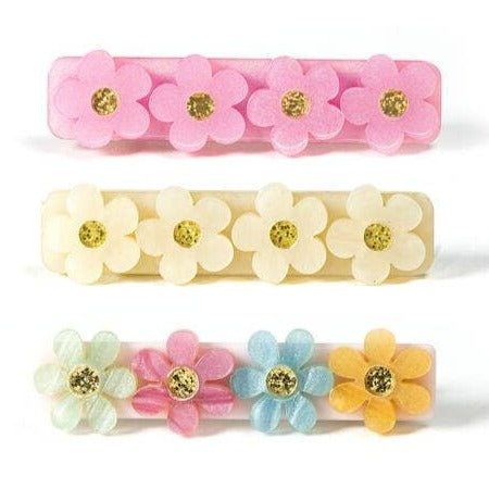 Flowers Hair Clips (Set of 3)
