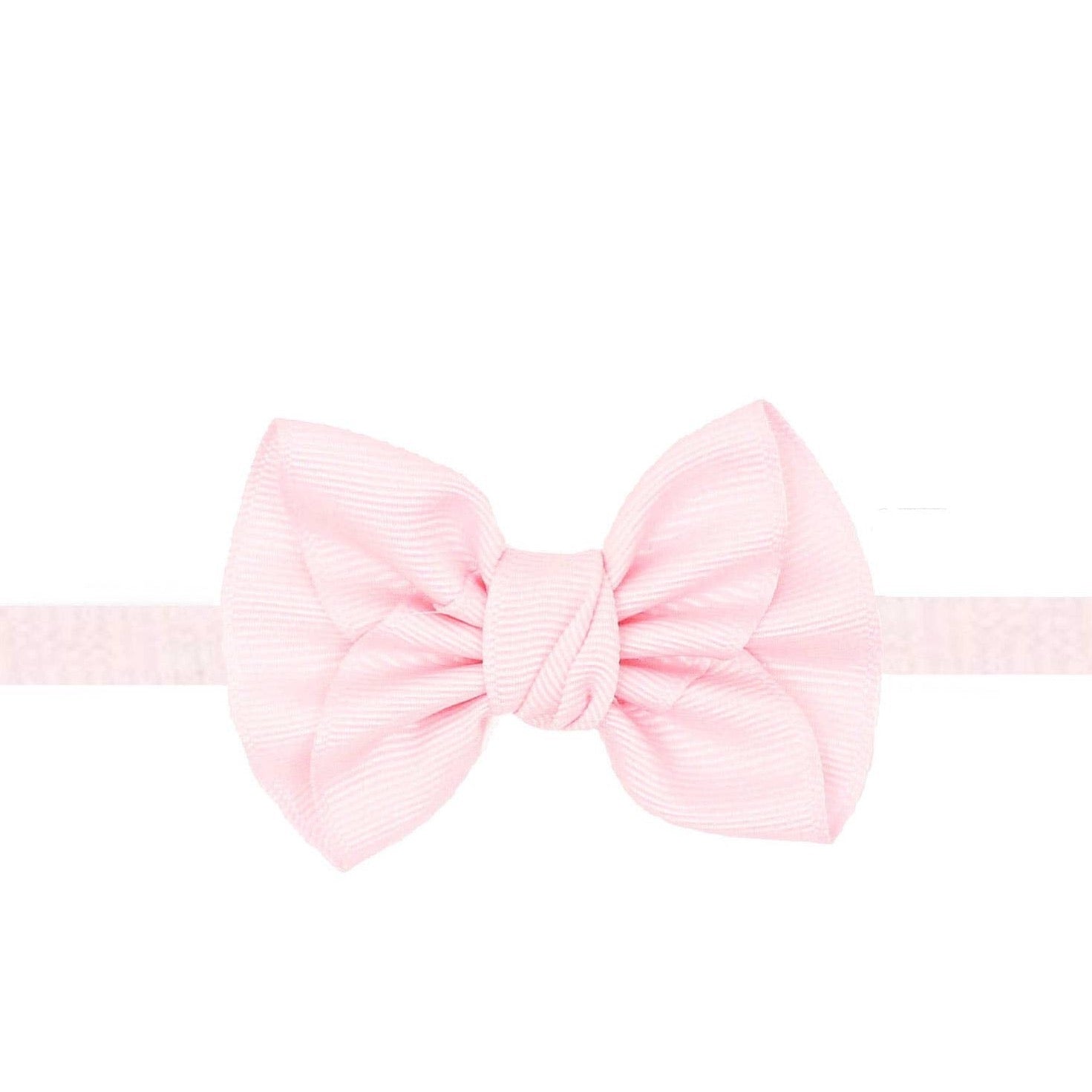 Mini Anne Bow Headband - Light Pink