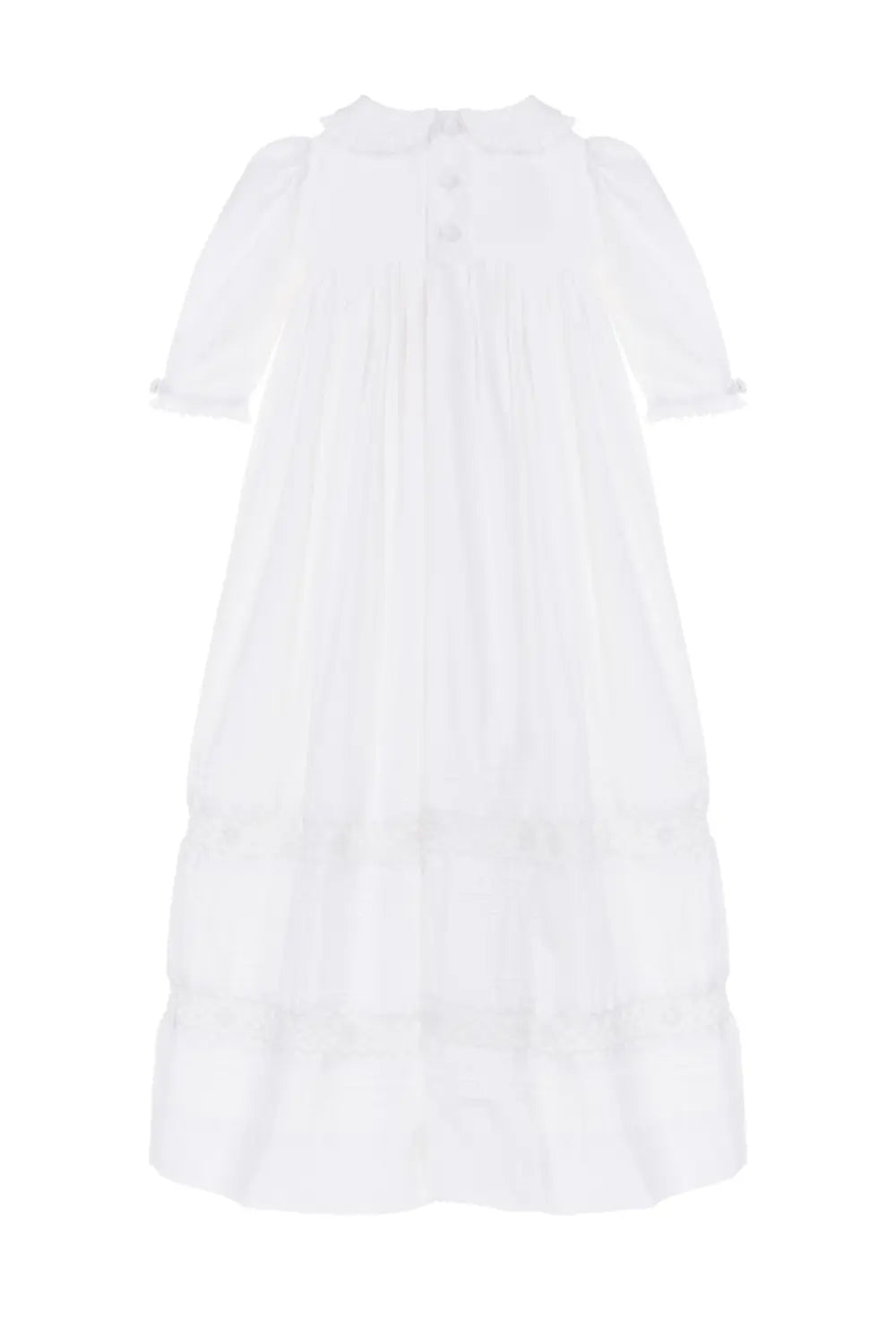 Royal Smocked Christening Gown