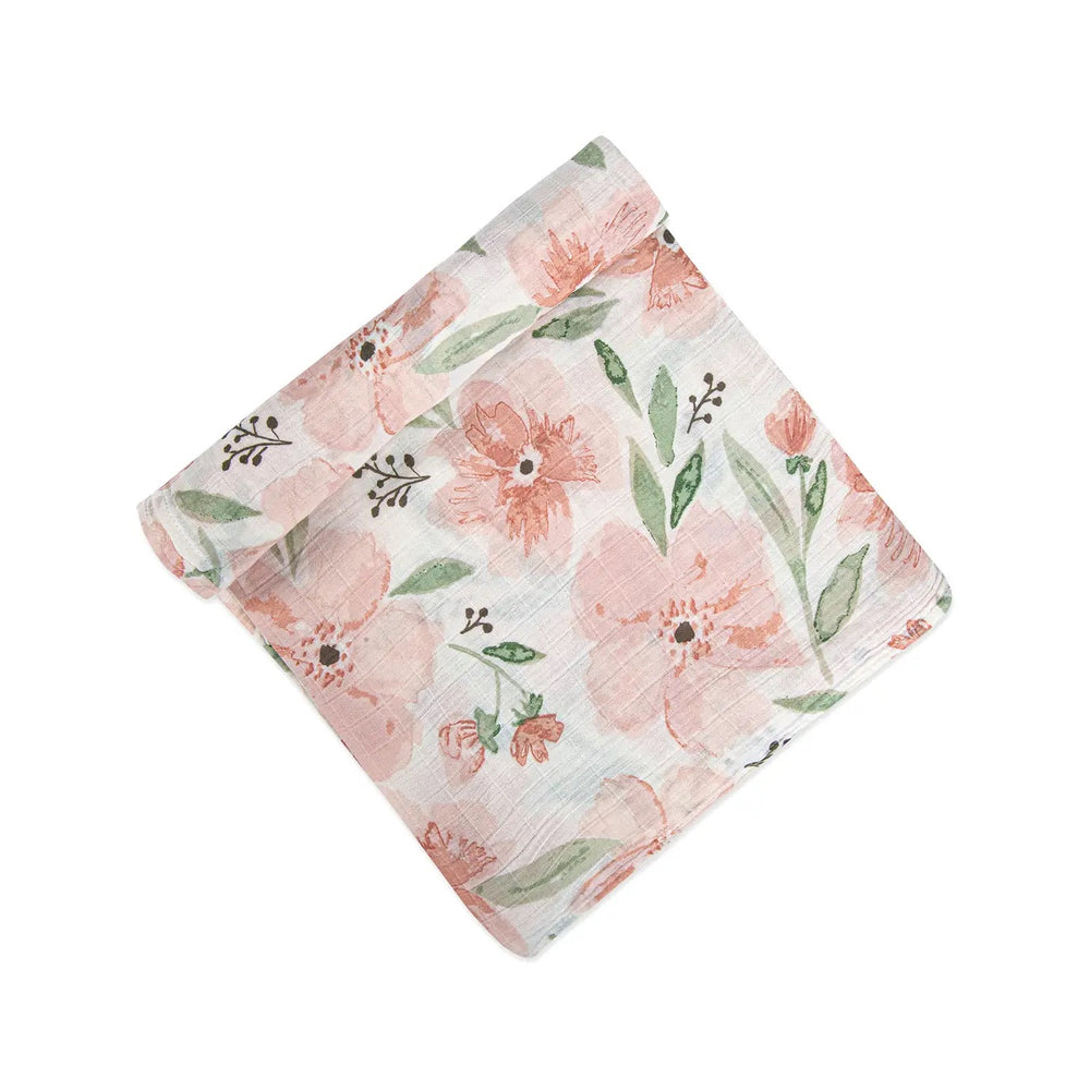 Parker Floral Swaddle Blanket