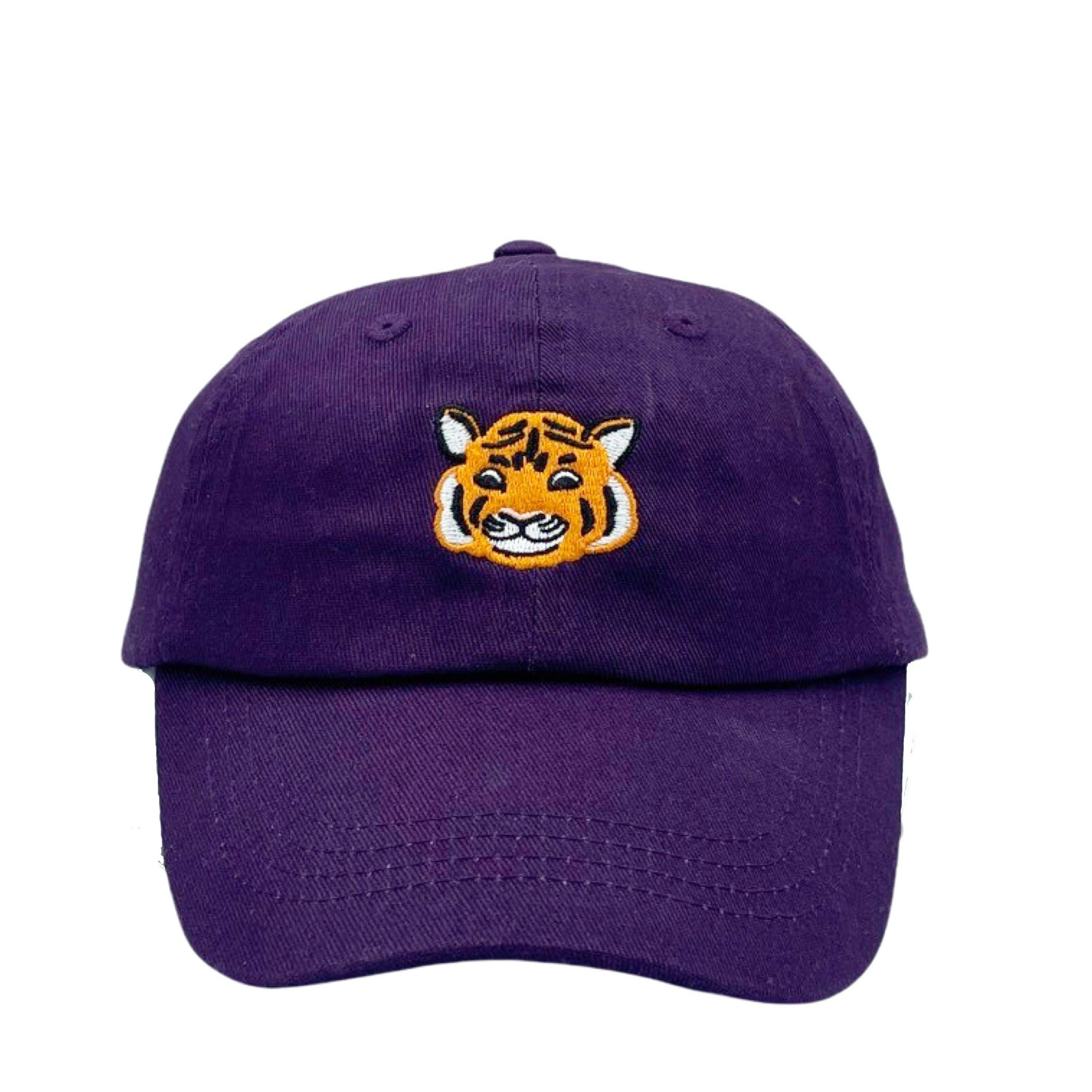 Purple Tiger Football Hat
