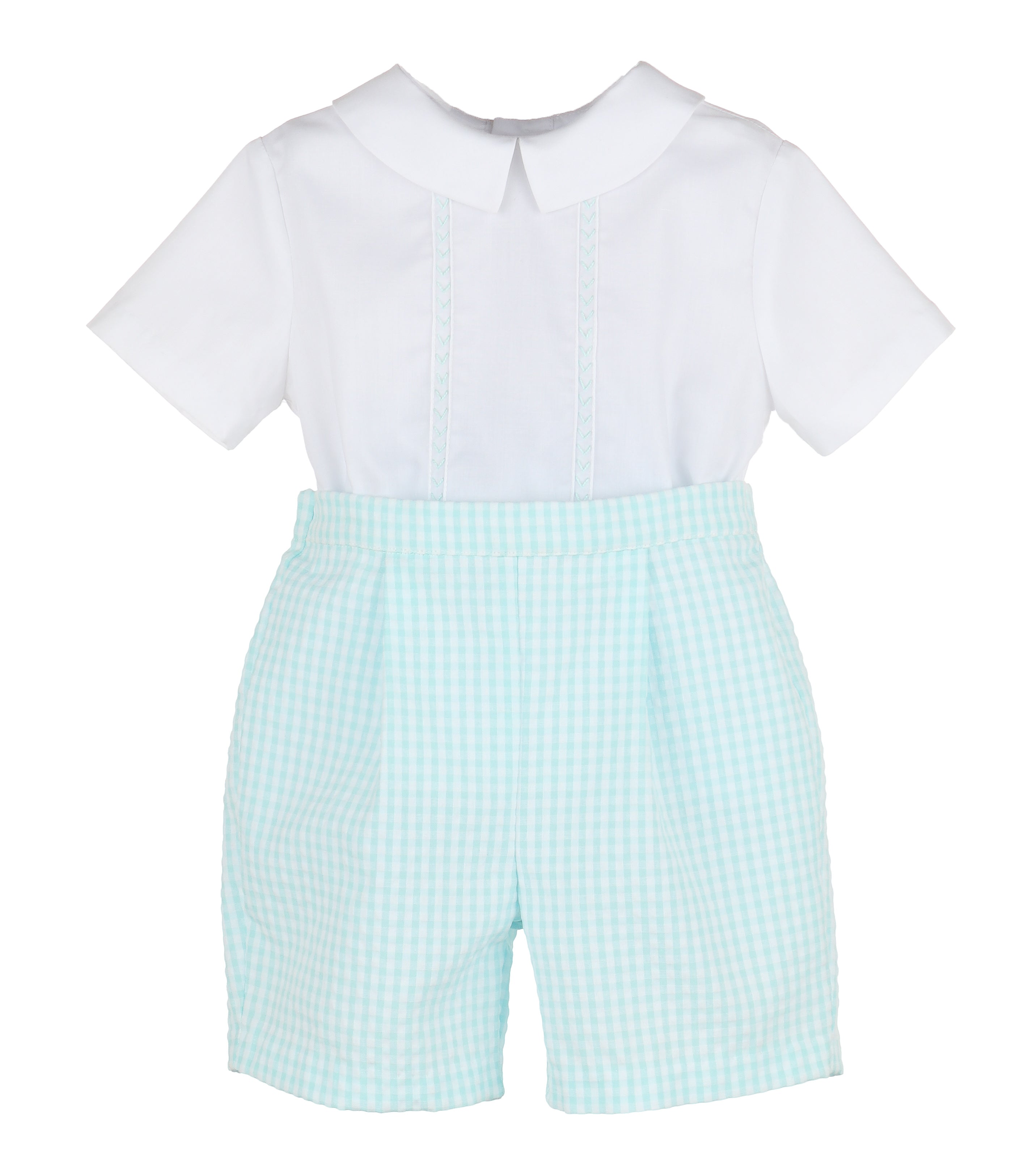 Vichy Boy Shorts Set