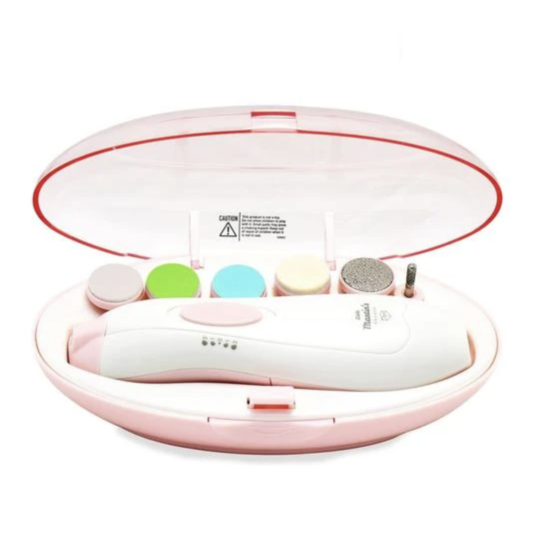 Little Martin's Drawer Baby Electric Nail Trimmer with Light: Pink