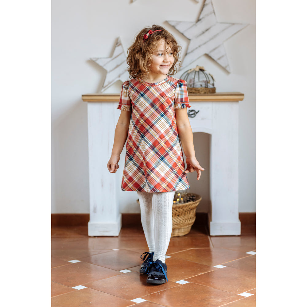 Tartan Plaid A-Line Dress