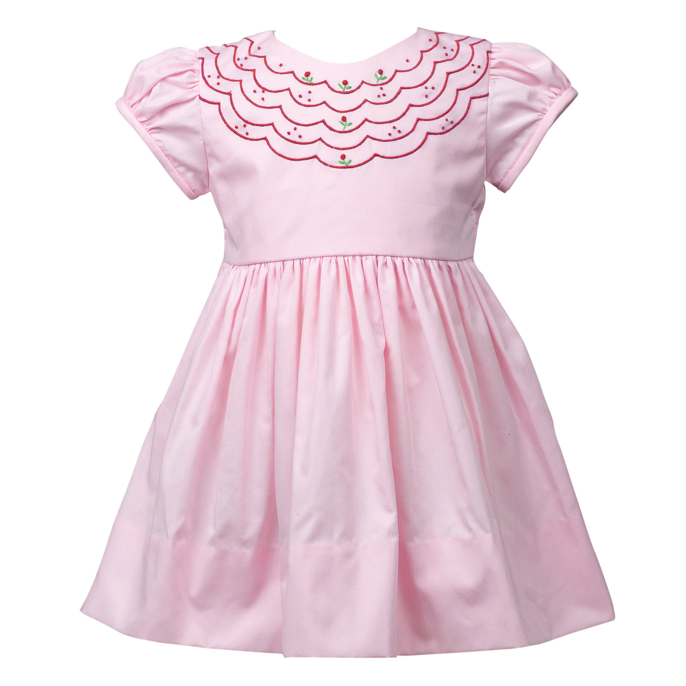Pink London Scallop Dress
