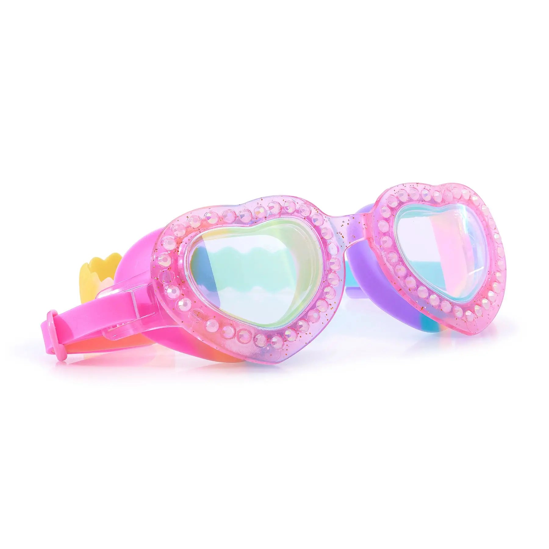I Love Ya Pink Swim Goggles
