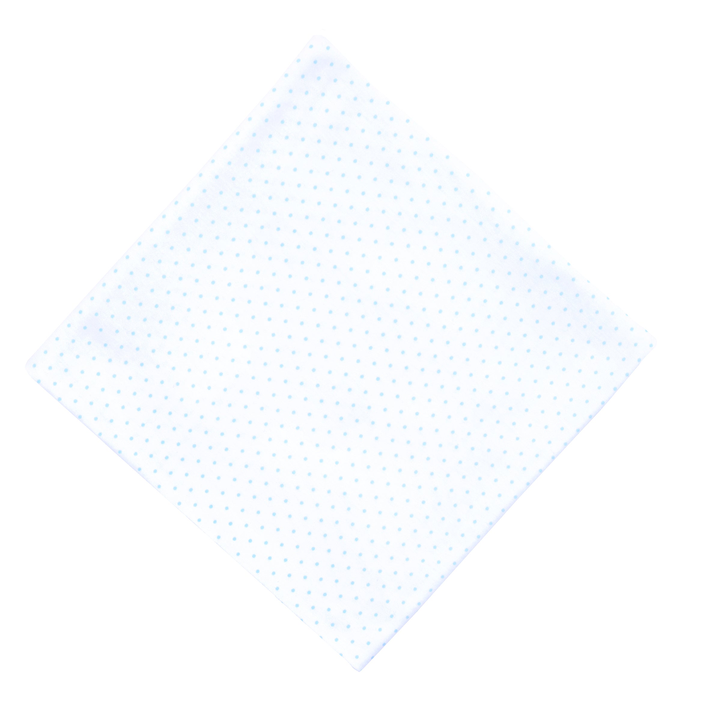 Mini Dots Swaddle Blanket - Light Blue