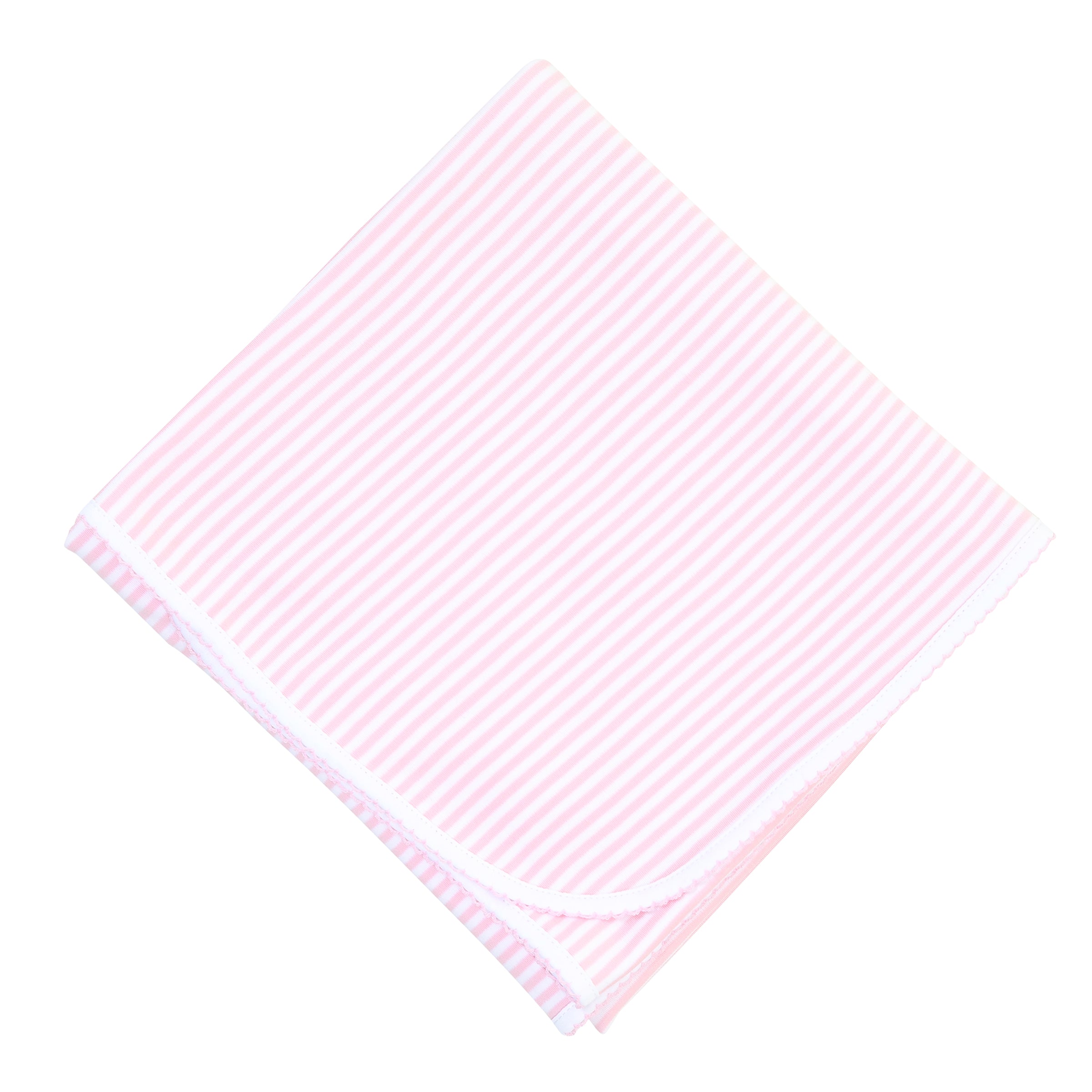 Stripes Receiving Blanket - Pink