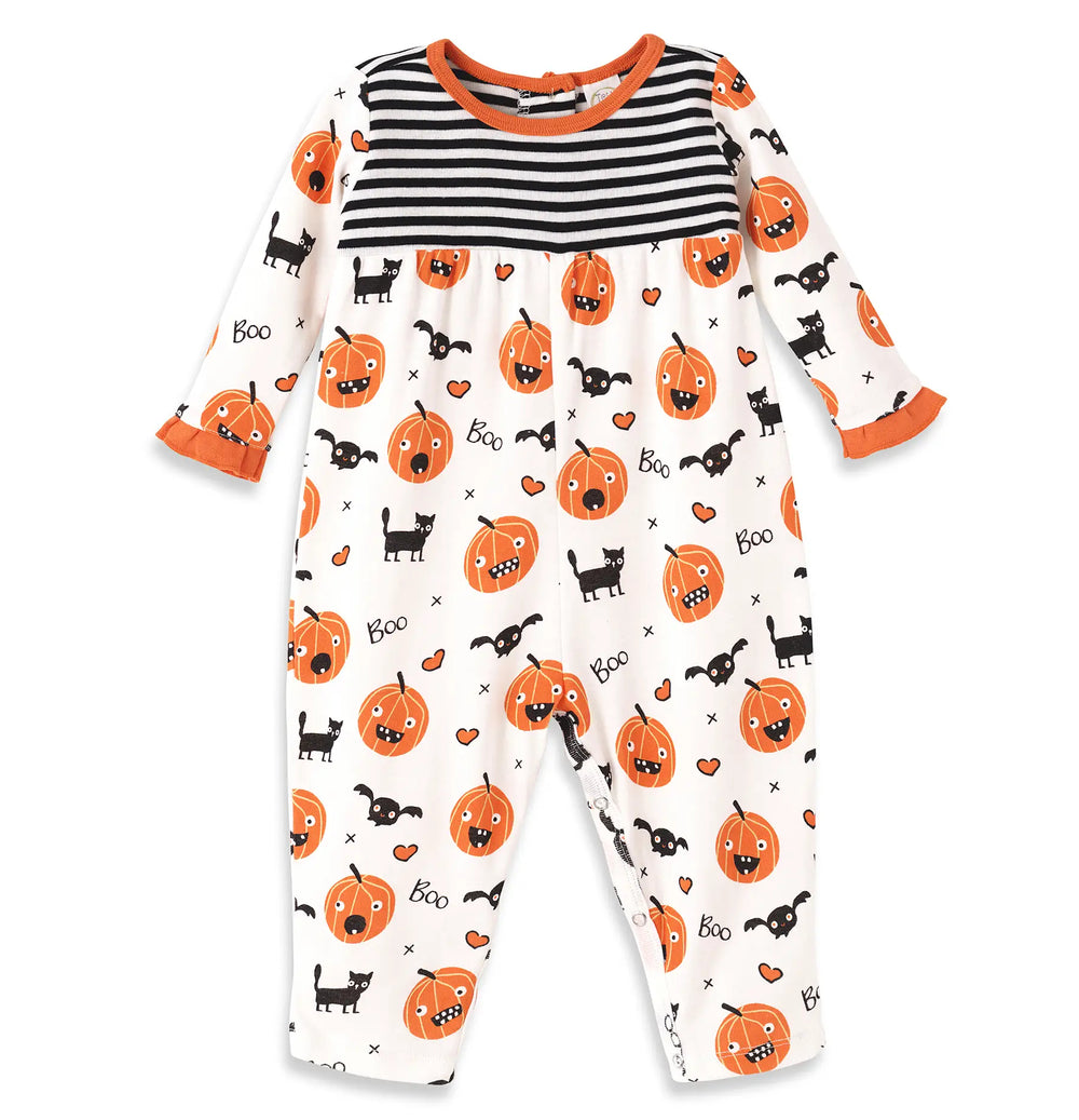 Playful Pumpkins Empire Waist Romper