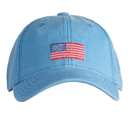 US Flag Hat - Light Blue