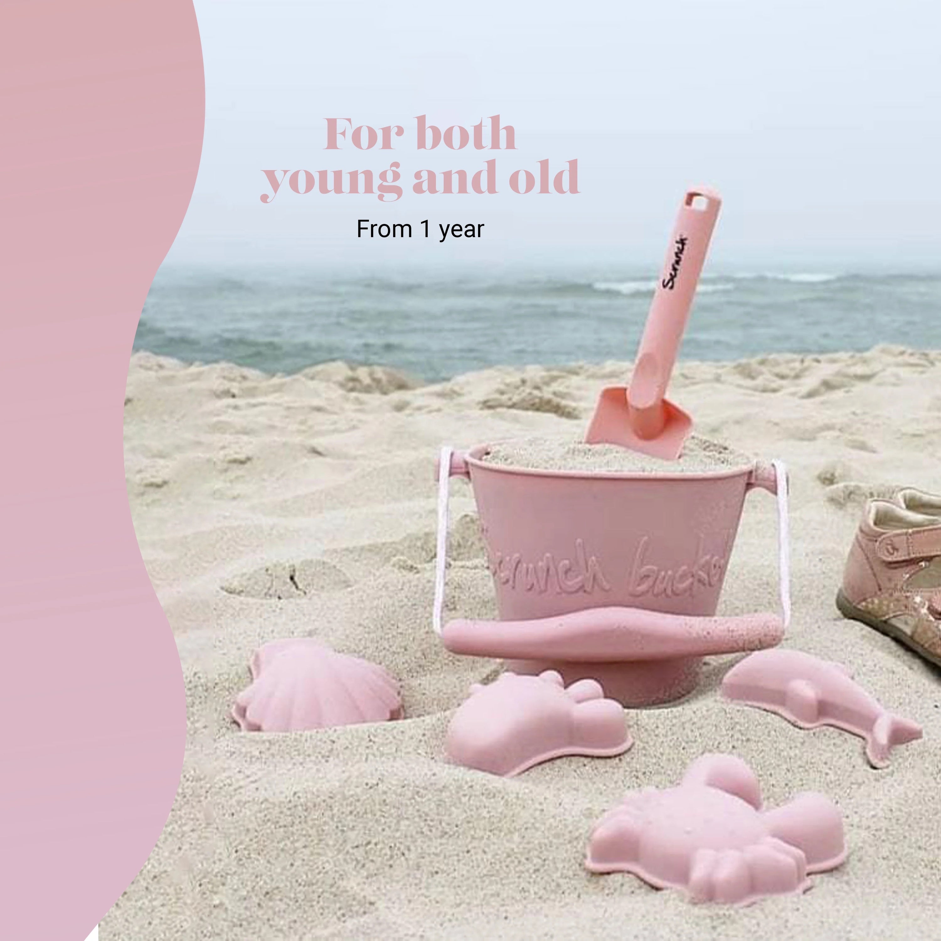 Sand Mold Beach Toys - Dusty Rose