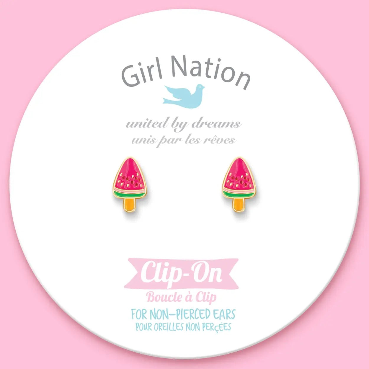 Watermelon Clip-on Earrings