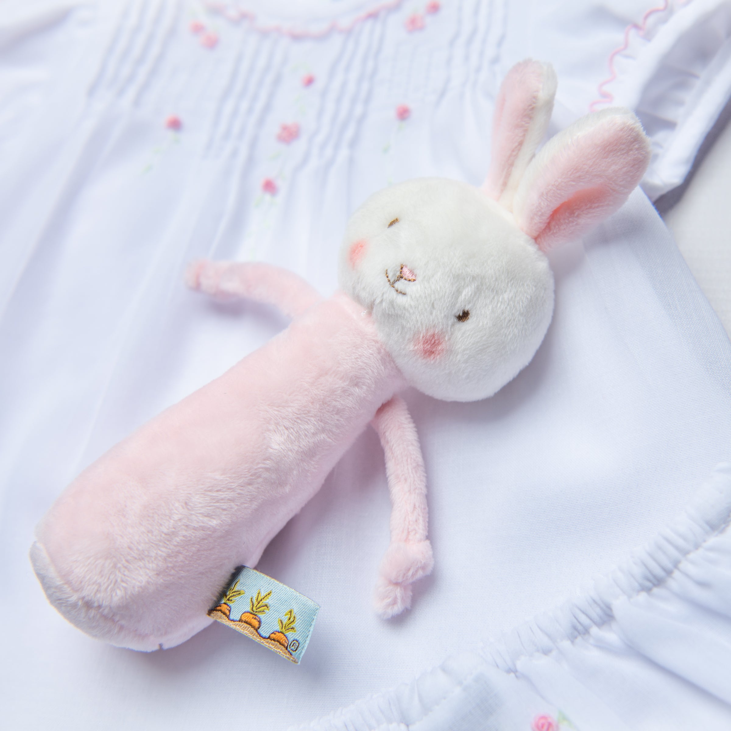 Friendly Chime Rattle - Pink Bunny – Baby Blossom Company