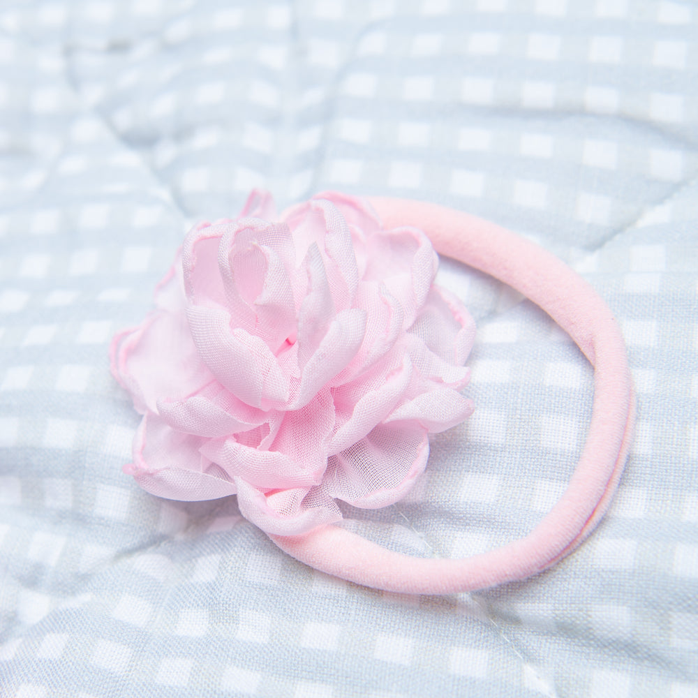 Mini Penny Flower Headband - Light Pink