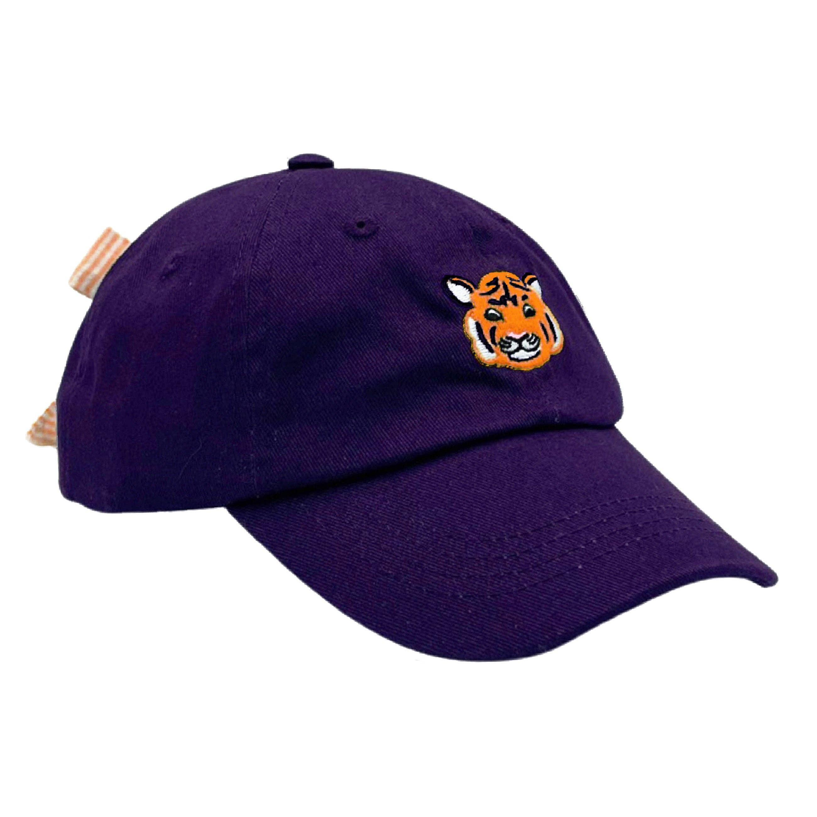 Purple Tiger Bow Hat