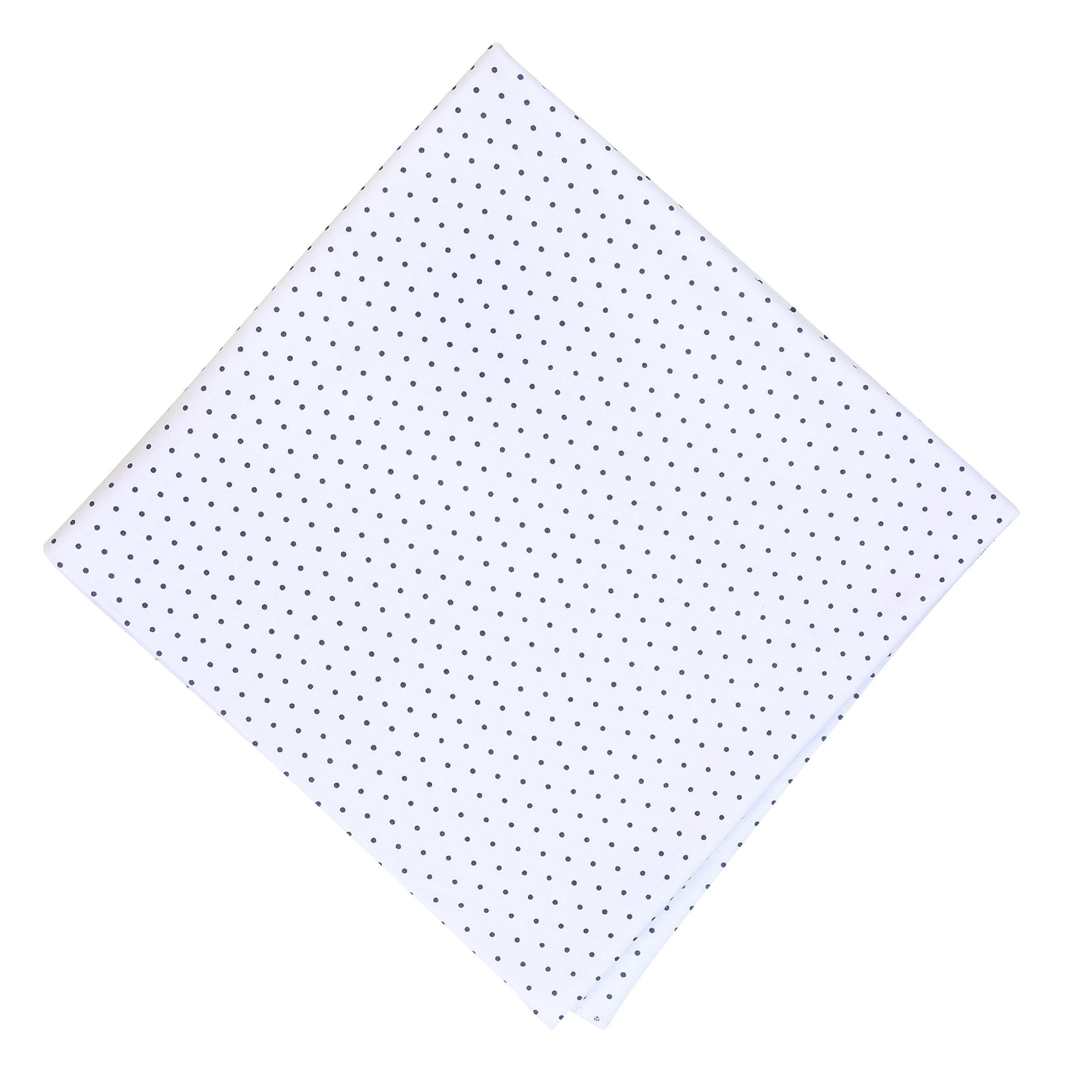 Mini Dots Swaddle Blanket - Navy Blue