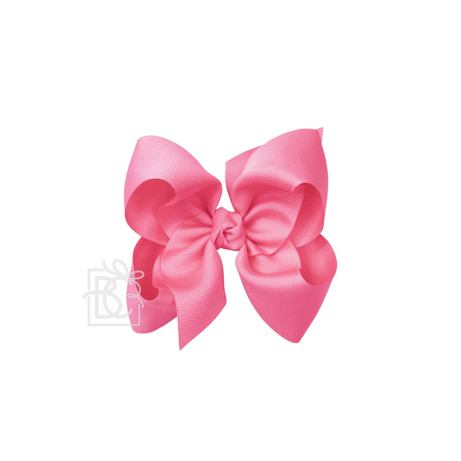 Signature Bow on Alligator Clip - Hot Pink