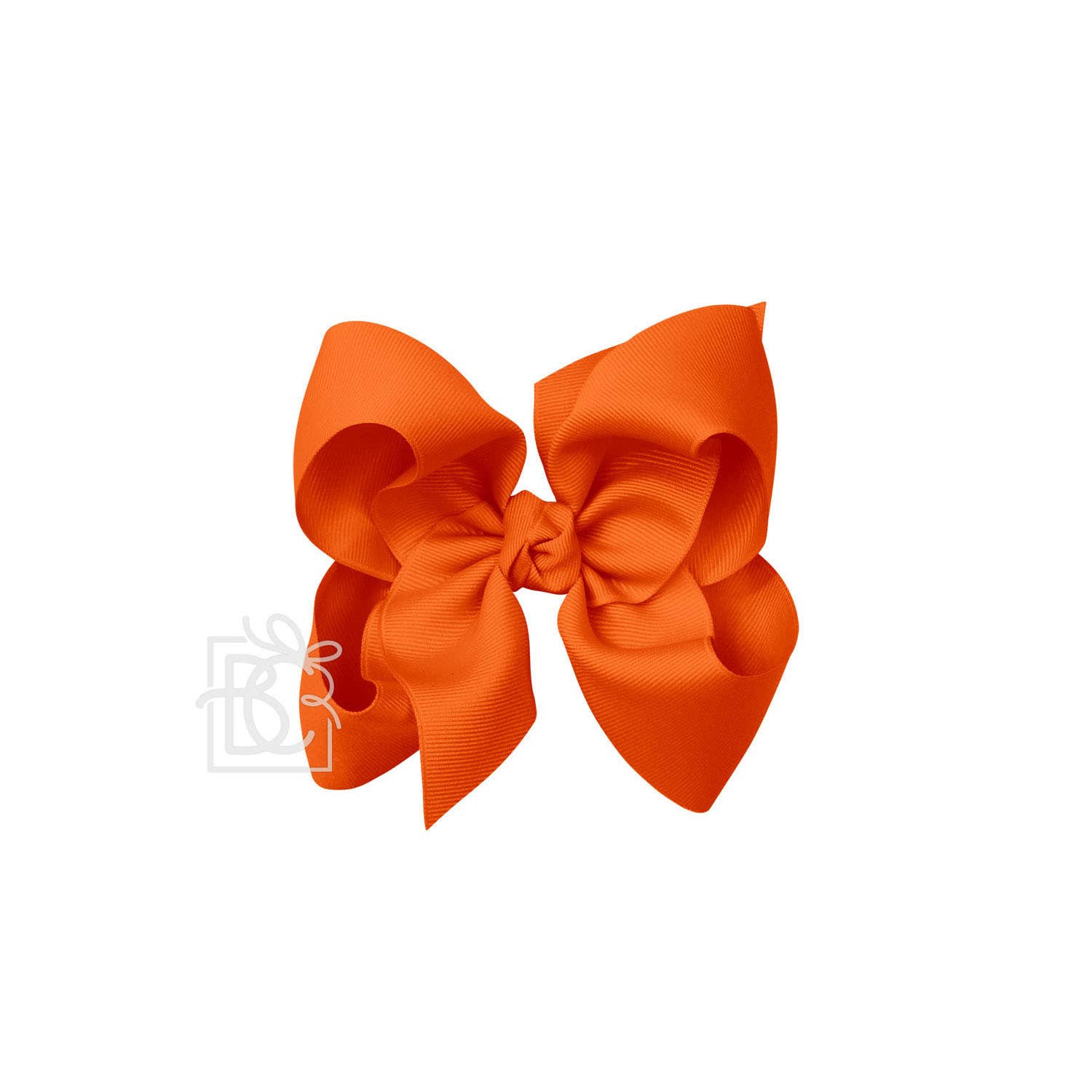 Signature Bow on Alligator Clip - Orange